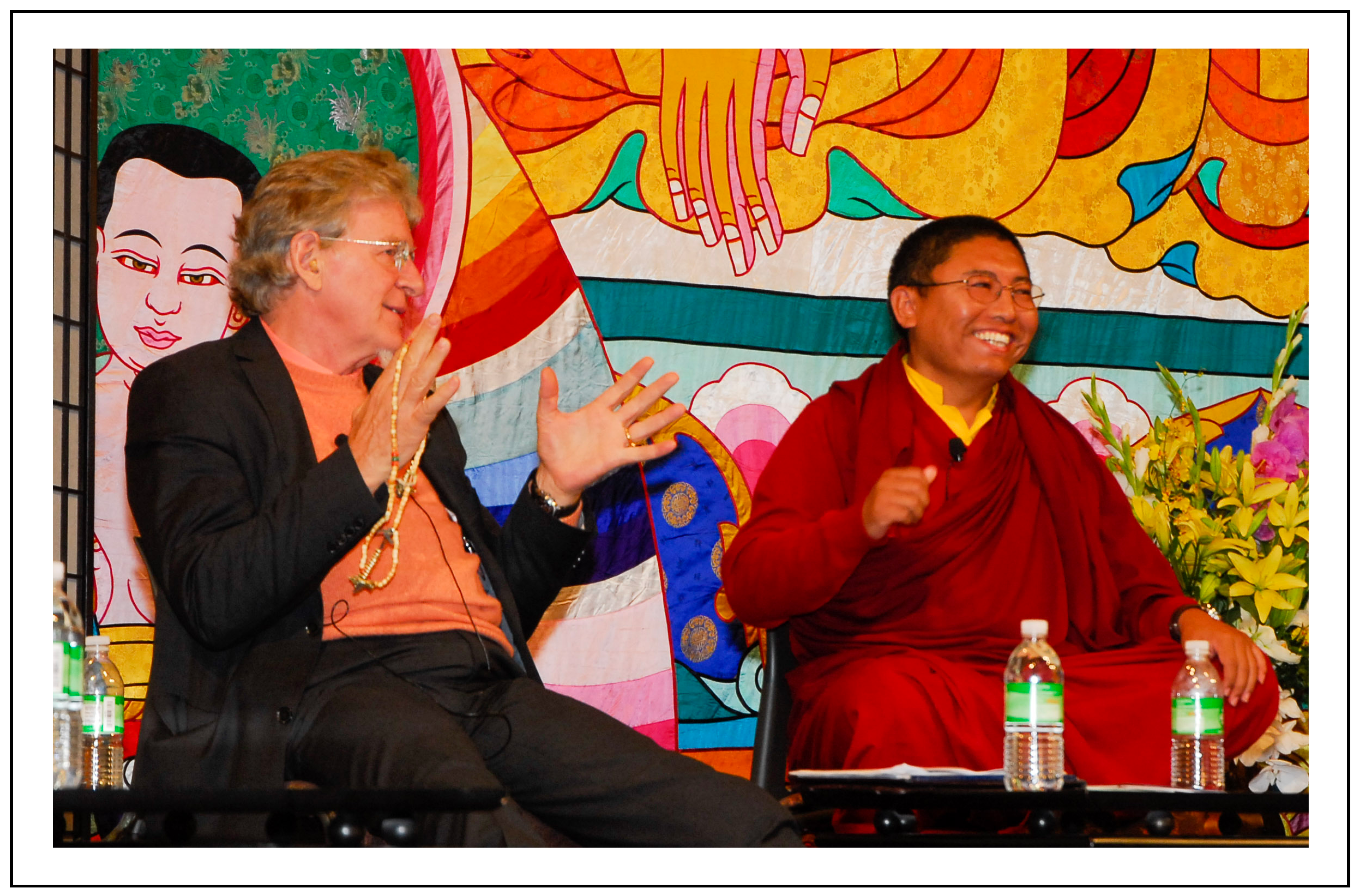 Robert Thurman and Tsoknyi Rinpoche at The Heart of Change
